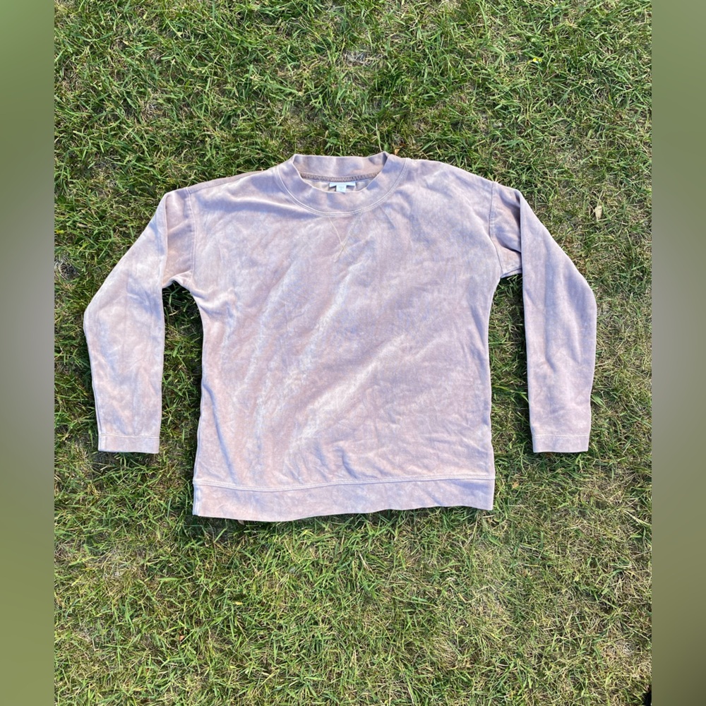 J. Crew Lavender Wash Crewneck Sweatshirt